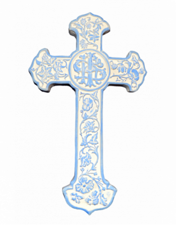 Croix de Marie bleue