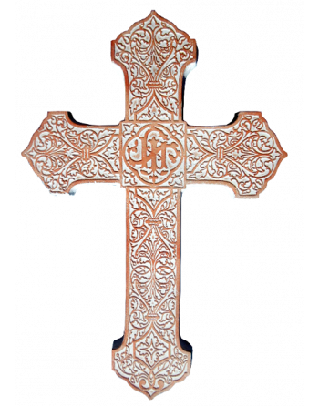 Croix Laetare rosée