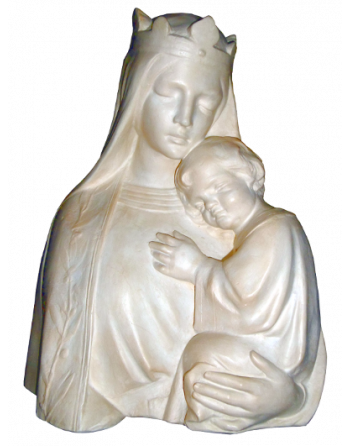 Buste Vierge à l'olive