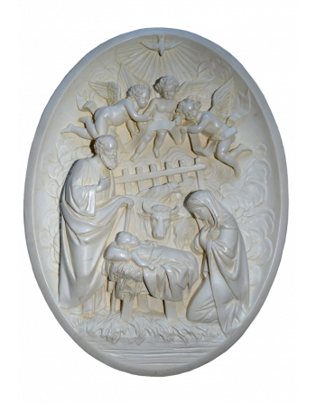 Bas-relief de la Nativité