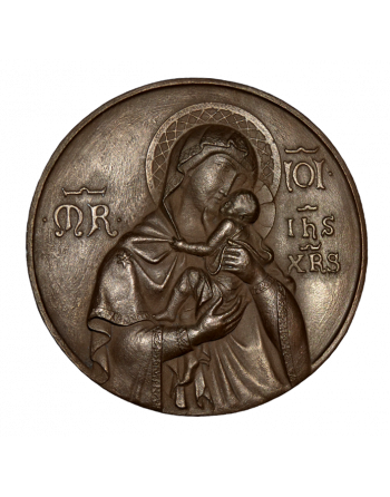 Vierge de Kazan bronze